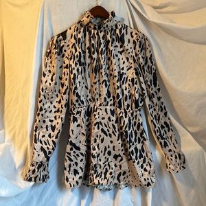 Nasty Gal long-sleeved silky skirt